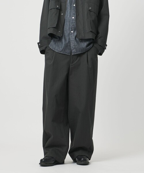 UNITED ARROWS & SONS（ユナイテッドアローズアンドサンズ）の「＜UNITED ARROWS & SONS＞ C TWL HEM/SNAP 1P PANTS/パンツ（チノパンツ・メンズ・ベージュ/ダークグレー・S/M/L/XL）」の4枚目の写真