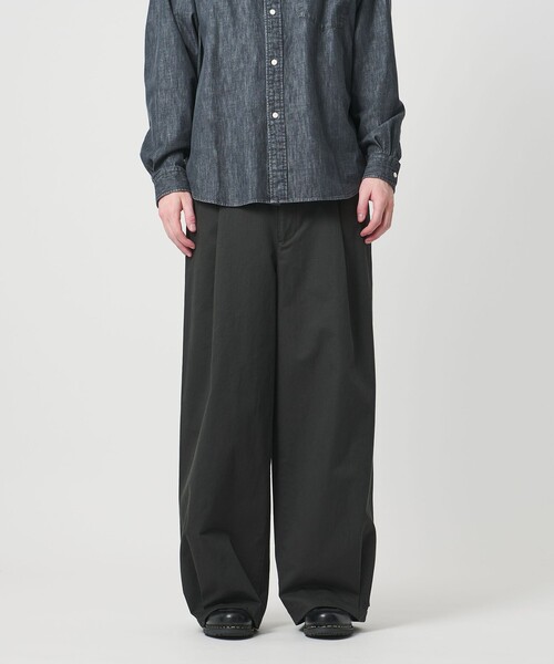 UNITED ARROWS & SONS（ユナイテッドアローズアンドサンズ）の「＜UNITED ARROWS & SONS＞ C TWL HEM/SNAP 1P PANTS/パンツ（チノパンツ・メンズ・ベージュ/ダークグレー・S/M/L/XL）」の6枚目の写真