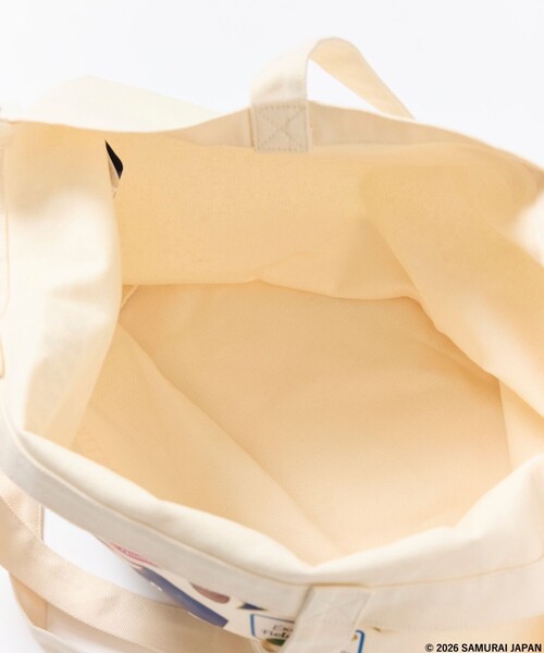 FREAK'S STORE(フリークスストア)の「SAMURAI JAPAN×FREAK’S STORE 別注 CANVAS TOTE BAG(トートバッグ・メンズ・ナチュラル/ブラック・ONE SIZE)」の9枚目の写真