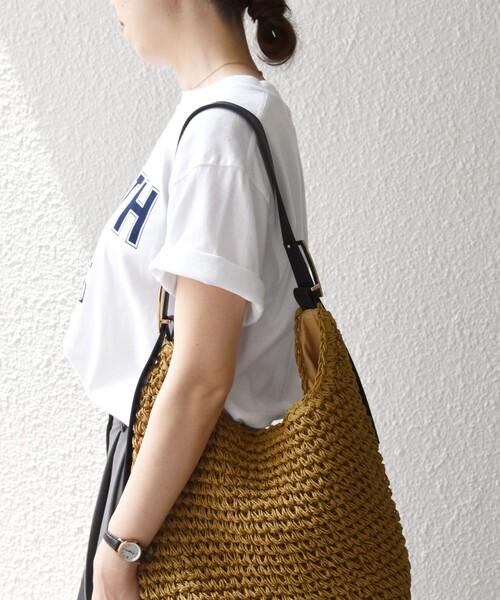 SHIPS any（シップス エニィ）の「GULFCOAST SPORTSWEAR:〈洗濯機可能〉ヴィンテージ ライク グラフィック TEE（Tシャツ/カットソー・レディース・ホワイト/ライトグレー/ブラウン/グリーン/ネイビー・ONE SIZE）」の9枚目の写真