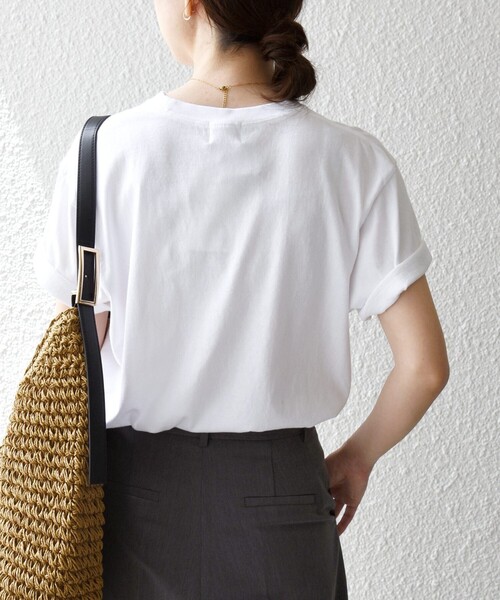 SHIPS any（シップス エニィ）の「GULFCOAST SPORTSWEAR:〈洗濯機可能〉ヴィンテージ ライク グラフィック TEE（Tシャツ/カットソー・レディース・ホワイト/ライトグレー/ブラウン/グリーン/ネイビー・ONE SIZE）」の10枚目の写真