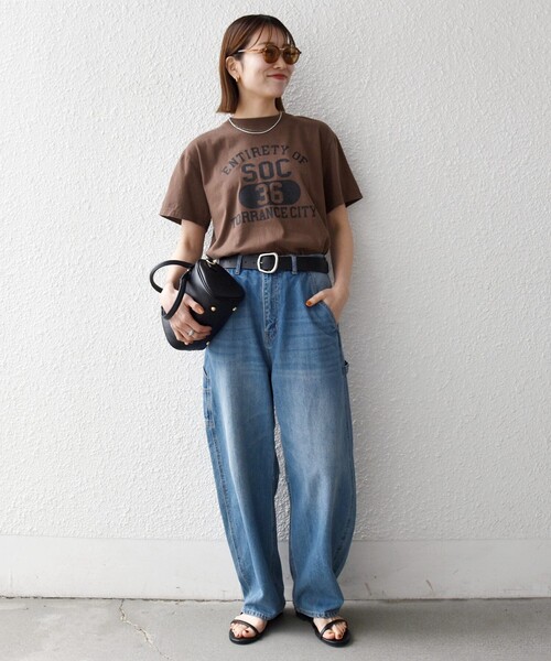 SHIPS any（シップス エニィ）の「GULFCOAST SPORTSWEAR:〈洗濯機可能〉ヴィンテージ ライク グラフィック TEE（Tシャツ/カットソー・レディース・ホワイト/ライトグレー/ブラウン/グリーン/ネイビー・ONE SIZE）」の20枚目の写真