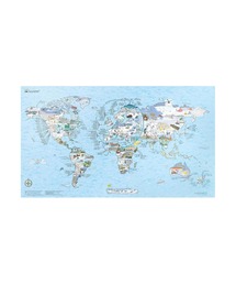 GREENROOM(�O���[�����[��)�́yAWESOME MAPS / �I�[�T���}�b�v�X�zSNOWTRIP MAP-PAPER(�|�X�^�[/�A�[�g)