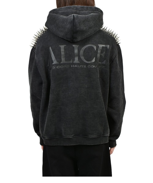 ALICE HOLLYWOOD(アリスハリウッド)の「DEEGAN PULLOVER HOODIE(パーカー・メンズ・ブラック・X-LARGE/LARGE/MEDIUM/SMALL)」の2枚目の写真