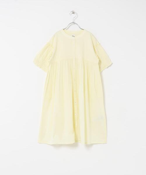 URBAN RESEARCH DOORS（アーバンリサーチドアーズ）の「『親子リンク』『150サイズ』コットンボイルパフスリーブワンピース(KIDS)（ワンピース・キッズ・ミント/イエロー・150）」の9枚目の写真