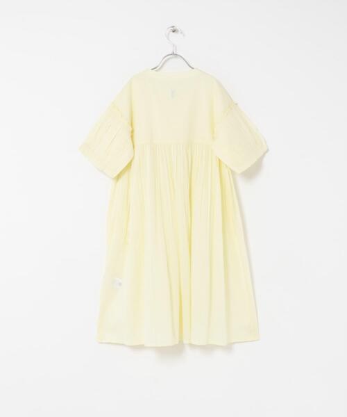 URBAN RESEARCH DOORS（アーバンリサーチドアーズ）の「『親子リンク』『150サイズ』コットンボイルパフスリーブワンピース(KIDS)（ワンピース・キッズ・ミント/イエロー・150）」の11枚目の写真