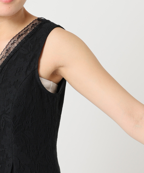 U by SPICK&SPAN(ユーバイスピックアンドスパン)の「メッシュレースタンクブラウス(シャツ/ブラウス・レディース・ホワイト/ブラック・FREE)」の16枚目の写真