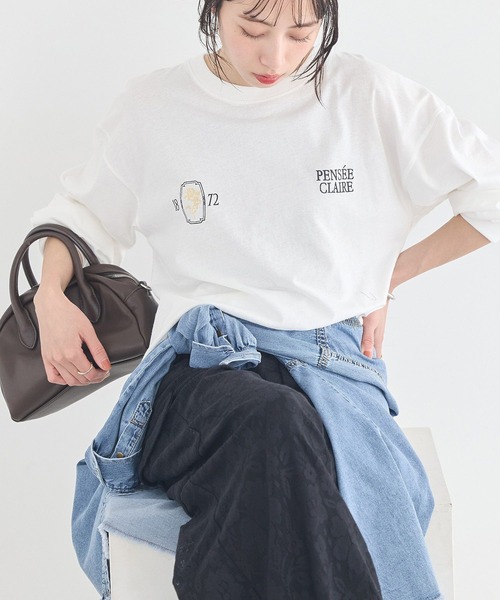earth music&ecology（アースミュージックアンドエコロジー）の「アソートグラフィックロンT（Tシャツ/カットソー・レディース・B/A/C・FREE）」の9枚目の写真