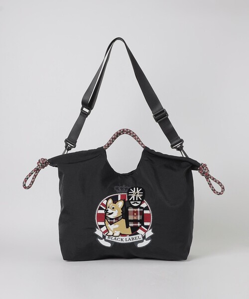 BLACK LABEL CRESTBRIDGE（ブラックレーベル・クレストブリッジ）の「【10th ANNIVERSARY】ブリティッシュエンブロイダリーマルチバッグ（トートバッグ・メンズ・ベージュ系その他3/ブラック・FREE）」の7枚目の写真
