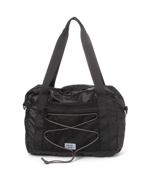 niko and...（ニコアンド）の「《A4サイズ収納可能》パッカブル2WAYボストンバッグ（ボストンバッグ・レディース・ブルー/アイボリー/ブラック・0）」の5枚目の写真