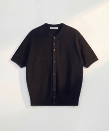Amalfi Cotton Half Cardigan BLACK
