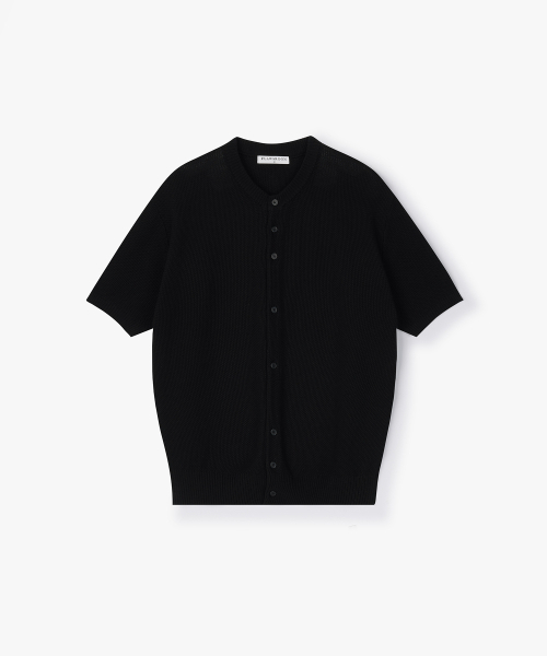 FLAWSROOM（フローズルーム）の「Amalfi Cotton Half Cardigan BLACK（ニット/セーター・メンズ・その他・LARGE/MEDIUM/X-LARGE）」の2枚目の写真