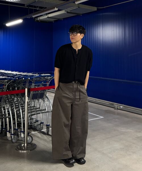 FLAWSROOM（フローズルーム）の「Amalfi Cotton Half Cardigan BLACK（ニット/セーター・メンズ・その他・LARGE/MEDIUM/X-LARGE）」の5枚目の写真