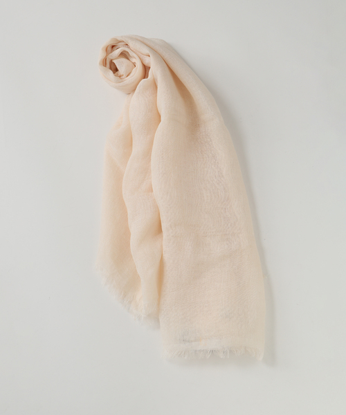 IENA(イエナ)の「NIMNIMDUAI/ニムニムデュアイ PLAIN GAUZE STOLE ストール(ストール/ショール・レディース・ブラウン/キャメル/ピンク/ベージュ/ブルー系その他/オレンジ・FREE)」の10枚目の写真