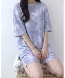 【上下2点セット】タイダイ柄 Tシャツ ハーフパンツ 上下セット TEE パンツ セットアップ