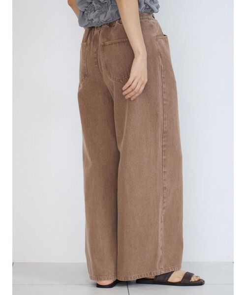 FIKA.（フィーカ）の「Waist tuck fade denim pants（デニムパンツ・レディース・ブラウン/キャメル/グリーン系その他3・MEDIUM）」の11枚目の写真
