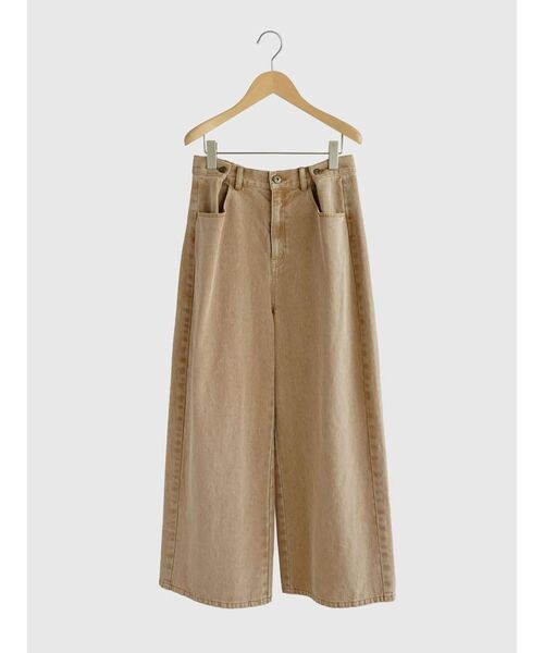 FIKA.（フィーカ）の「Waist tuck fade denim pants（デニムパンツ・レディース・ブラウン/キャメル/グリーン系その他3・MEDIUM）」の5枚目の写真