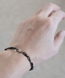SENTI（センティ）の「SENTI TWISTED CHAIN MAG BRACELET　ツイストチェーンマグネットブレス（ブレスレット）」