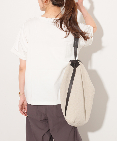 JOURNAL STANDARD relume(ジャーナルスタンダード レリューム)の「MORNロゴT(Tシャツ/カットソー・レディース・ピンク/チャコールグレー/ホワイト・FREE)」の5枚目の写真