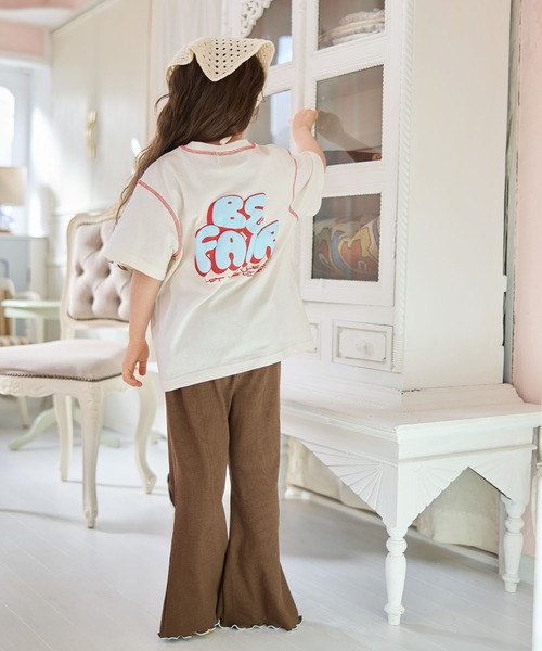 Piet(ピエット)の「前スリット メロウリブパンツ(その他パンツ・キッズ・ピンク/ブラウン/チャコールグレー/サックスブルー・130/100/110/120)」の21枚目の写真