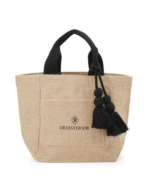 DRESSTERIOR（ドレステリア）の「【otonaMUSE5月号掲載】ジュートキャンバス トートバッグ（トートバッグ・レディース・サンドベージュ・00）」の2枚目の写真