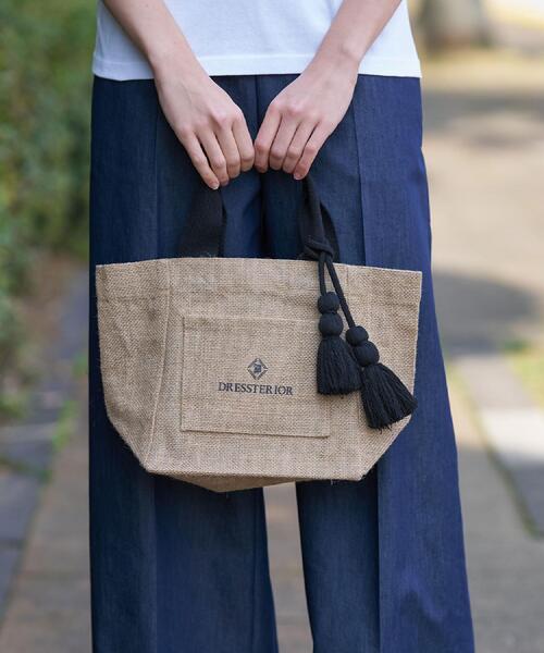 DRESSTERIOR（ドレステリア）の「【otonaMUSE5月号掲載】ジュートキャンバス トートバッグ（トートバッグ・レディース・サンドベージュ・00）」の4枚目の写真
