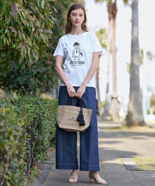 DRESSTERIOR（ドレステリア）の「【otonaMUSE5月号掲載】ジュートキャンバス トートバッグ（トートバッグ・レディース・サンドベージュ・00）」の5枚目の写真
