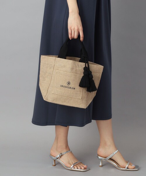 DRESSTERIOR（ドレステリア）の「【otonaMUSE5月号掲載】ジュートキャンバス トートバッグ（トートバッグ・レディース・サンドベージュ・00）」の7枚目の写真
