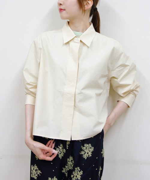 MEYAME/メヤメ 別注 フライフロントシャツ FLY FRONT SHIRT（シャツ