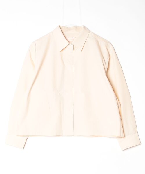 MEYAME（メヤメ）の「MEYAME/メヤメ　別注 フライフロントシャツ　FLY FRONT SHIRT（シャツ/ブラウス・レディース・ブルー/クリーム/ピンク・FREE）」の20枚目の写真