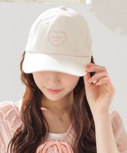 Honeys(ハニーズ)の「ハートロゴキャップ(キャップ・レディース・ライトベージュ/ブラック/ホワイト/ピンク・S/M)」の5枚目の写真