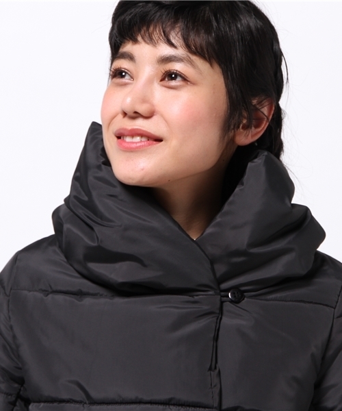 OUTLET(アウトレット)の「【Ciaopanic】タフタ中綿ショートコート(その他アウター・レディース・ベージュ/ネイビー/ブラック・FREE)」の7枚目の写真