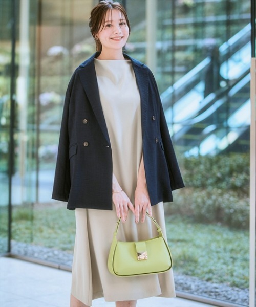 7days Life Styling（セブンデイズライフスタイリング）の「美極とろみ素材　ハイネックワンピース（ワンピース・レディース・チャコール/ライトグレー・LL/L/M/S）」の16枚目の写真