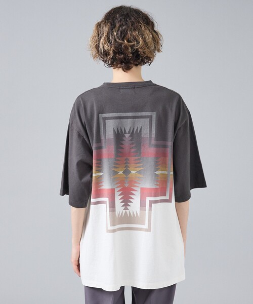 PENDLETON（ペンドルトン）の「【PENDLETON/ペンドルトン】グラデーション ダイバックプリント Tシャツ / ユニセックス（Tシャツ/カットソー・メンズ・グレー系その他/ブルー系その他/オレンジ系その他・M/L）」の7枚目の写真