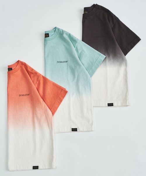 PENDLETON（ペンドルトン）の「【PENDLETON/ペンドルトン】グラデーション ダイバックプリント Tシャツ / ユニセックス（Tシャツ/カットソー・メンズ・グレー系その他/ブルー系その他/オレンジ系その他・M/L）」の13枚目の写真