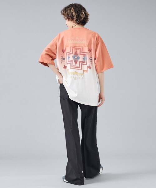 PENDLETON（ペンドルトン）の「【PENDLETON/ペンドルトン】グラデーション ダイバックプリント Tシャツ / ユニセックス（Tシャツ/カットソー・メンズ・グレー系その他/ブルー系その他/オレンジ系その他・M/L）」の18枚目の写真