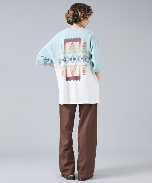 PENDLETON（ペンドルトン）の「【PENDLETON/ペンドルトン】グラデーション ダイバックプリント Tシャツ / ユニセックス（Tシャツ/カットソー・メンズ・グレー系その他/ブルー系その他/オレンジ系その他・M/L）」の21枚目の写真