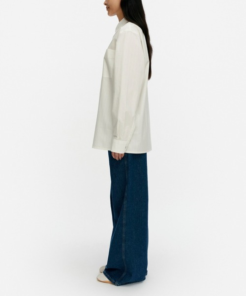 marimekko(マリメッコ)の「【kioski】Piccolo / Jokapoika blouse(シャツ/ブラウス・レディース・ライラック/ブルー/オレンジ/イエロー/ライトグリーン/ホワイト・MEDIUM/SMALL/X-SMALL/XX-SMALL/LARGE)」の8枚目の写真