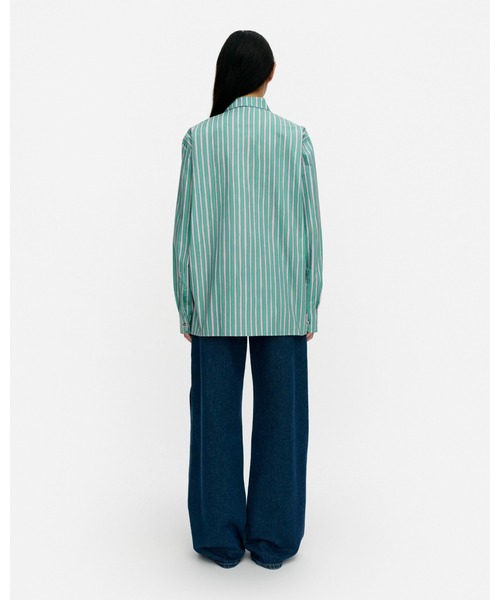 marimekko(マリメッコ)の「【kioski】Piccolo / Jokapoika blouse(シャツ/ブラウス・レディース・ライラック/ブルー/オレンジ/イエロー/ライトグリーン/ホワイト・MEDIUM/SMALL/X-SMALL/XX-SMALL/LARGE)」の15枚目の写真