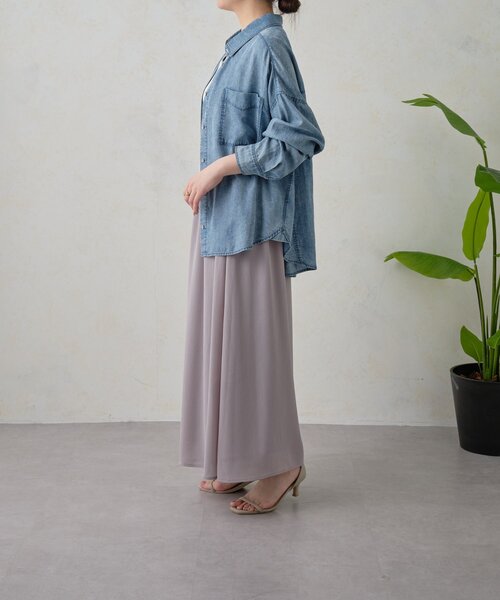 Jena espace merveilleux(ジェナ エスパスメルヴェイユ)の「ヨウリュウスカーチョ(その他パンツ・レディース・ブラック/ベージュ/ライトグレー・FREE)」の13枚目の写真