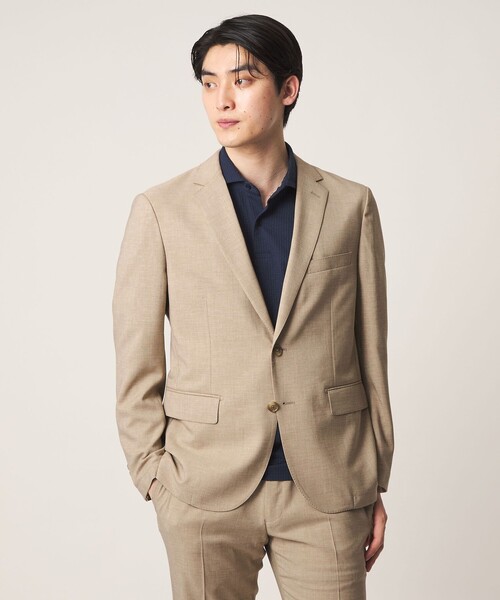 A DAY IN THE LIFE UNITED ARROWS(アデイインザライフユナイテッドアローズ)の「NTS®ツイル 2ボタン ジャケット-セットアップ対応・吸水速乾・マシンウォッシャブル-<A DAY IN THE LIFE>(テーラードジャケット・メンズ・ロイヤルブルー/ベージュ/ネイビー/グレー系・L/XL/S/M)」の13枚目の写真