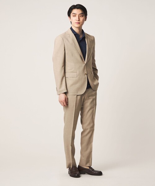 A DAY IN THE LIFE UNITED ARROWS(アデイインザライフユナイテッドアローズ)の「NTS®ツイル 2ボタン ジャケット-セットアップ対応・吸水速乾・マシンウォッシャブル-<A DAY IN THE LIFE>(テーラードジャケット・メンズ・ロイヤルブルー/ベージュ/ネイビー/グレー系・L/XL/S/M)」の5枚目の写真