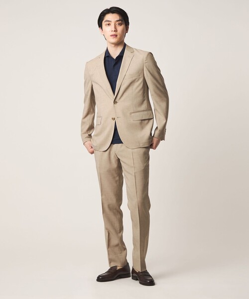 A DAY IN THE LIFE UNITED ARROWS(アデイインザライフユナイテッドアローズ)の「NTS®ツイル 2ボタン ジャケット-セットアップ対応・吸水速乾・マシンウォッシャブル-<A DAY IN THE LIFE>(テーラードジャケット・メンズ・ロイヤルブルー/ベージュ/ネイビー/グレー系・L/XL/S/M)」の6枚目の写真