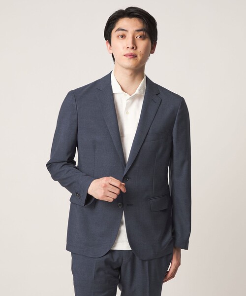 A DAY IN THE LIFE UNITED ARROWS(アデイインザライフユナイテッドアローズ)の「NTS®ツイル 2ボタン ジャケット-セットアップ対応・吸水速乾・マシンウォッシャブル-<A DAY IN THE LIFE>(テーラードジャケット・メンズ・ロイヤルブルー/ベージュ/ネイビー/グレー系・L/XL/S/M)」の7枚目の写真