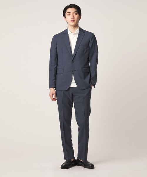 A DAY IN THE LIFE UNITED ARROWS(アデイインザライフユナイテッドアローズ)の「NTS®ツイル 2ボタン ジャケット-セットアップ対応・吸水速乾・マシンウォッシャブル-<A DAY IN THE LIFE>(テーラードジャケット・メンズ・ロイヤルブルー/ベージュ/ネイビー/グレー系・L/XL/S/M)」の8枚目の写真
