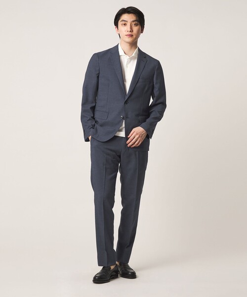 A DAY IN THE LIFE UNITED ARROWS(アデイインザライフユナイテッドアローズ)の「NTS®ツイル 2ボタン ジャケット-セットアップ対応・吸水速乾・マシンウォッシャブル-<A DAY IN THE LIFE>(テーラードジャケット・メンズ・ロイヤルブルー/ベージュ/ネイビー/グレー系・L/XL/S/M)」の9枚目の写真