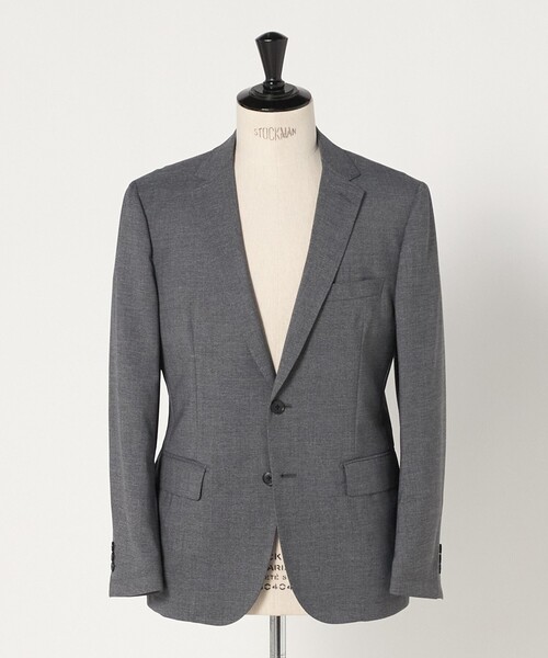 A DAY IN THE LIFE UNITED ARROWS(アデイインザライフユナイテッドアローズ)の「NTS®ツイル 2ボタン ジャケット-セットアップ対応・吸水速乾・マシンウォッシャブル-<A DAY IN THE LIFE>(テーラードジャケット・メンズ・ロイヤルブルー/ベージュ/ネイビー/グレー系・L/XL/S/M)」の20枚目の写真