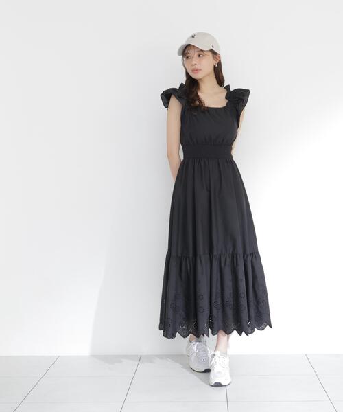 PROPORTION BODY DRESSING（プロポーションボディドレッシング）の「＜Ｅ＞コットンエンブロイダリーワンピース / 1216147402（ワンピース・レディース・ブラック/ピンク/ホワイト・MEDIUM/P/S/SMALL）」の19枚目の写真