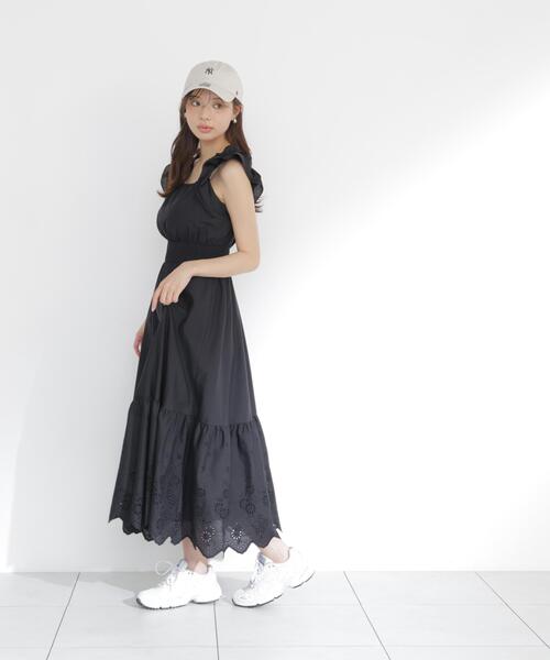 PROPORTION BODY DRESSING（プロポーションボディドレッシング）の「＜Ｅ＞コットンエンブロイダリーワンピース / 1216147402（ワンピース・レディース・ブラック/ピンク/ホワイト・MEDIUM/P/S/SMALL）」の20枚目の写真