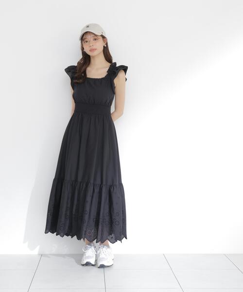 PROPORTION BODY DRESSING（プロポーションボディドレッシング）の「＜Ｅ＞コットンエンブロイダリーワンピース / 1216147402（ワンピース・レディース・ブラック/ピンク/ホワイト・MEDIUM/P/S/SMALL）」の21枚目の写真